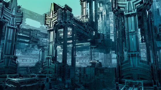 Une image crée par le programme Mandelbulb entièrement en fonction de formules mathématiques. ©Getty - Antagain