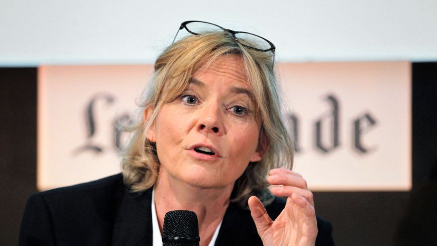 La grande reporter pour "Le Monde" Florence Aubenas, juin 2012