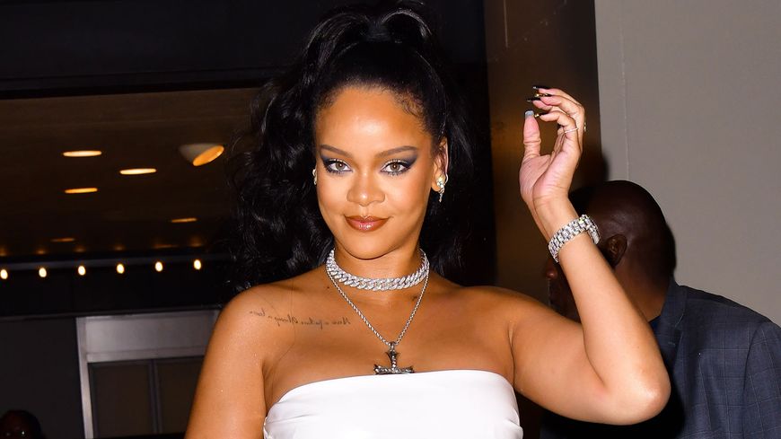 Rihanna lors d'une soirée au PlayStation Theater à New-York - (James Devaney)