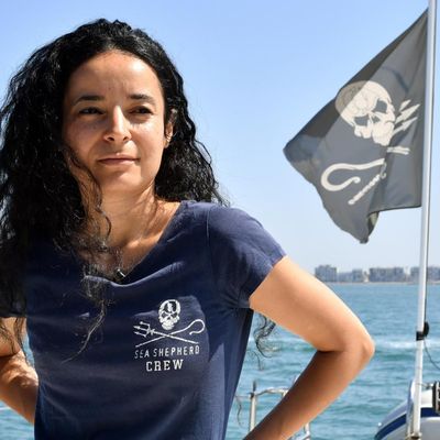 Lamya Essemlali, présidente de Sea Shepherd France.