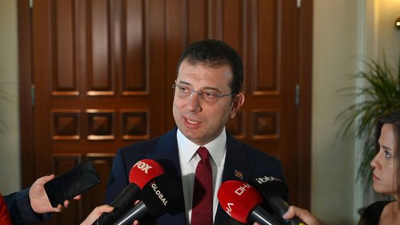 Ekrem İmamoğlu, maire d'Istanbul. ©AFP - Ozan KOSE