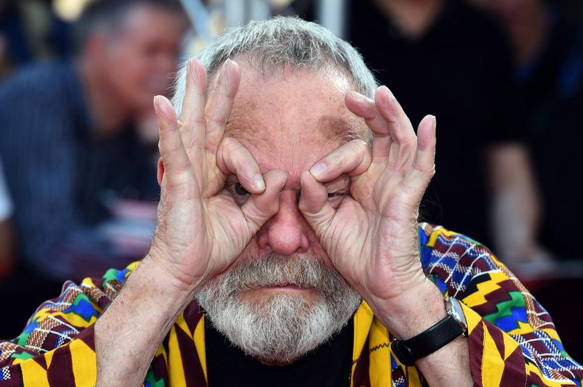 Le réalisateur anglais Terry Gilliam lors du Gala du CineMerit. Munich, Allemagne, le 2 juillet 2018.