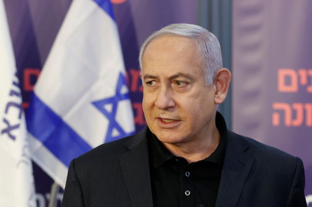 Le premier ministre Benjamin Netanyahu lors de sa vaccination anti-Covid le 19 décembre