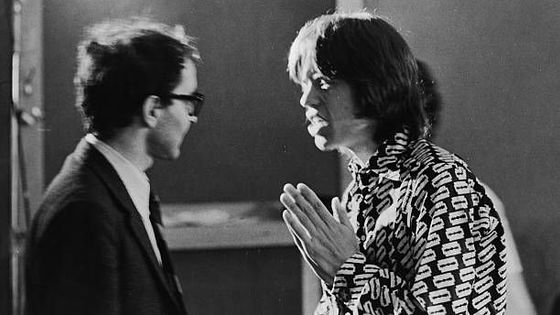 Au pic de leurs carrières respectives, Jean-Luc Godard et Mick Jagger débattent lors du tournage de "Sympathy for the Devil" ("1+1") ©Getty - Cupid Productions