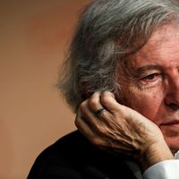 Jacques Doillon le 24 mai 2017 lors d'une conférence de presse pour son film "Rodin" au Festival de Cannes.