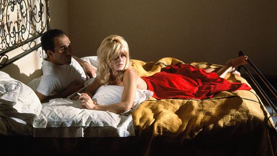Brigitte Bardot et M. Piccoli – Le Mépris –Photo de Marceau-Cocinor/Les Films Concordia/Collection Sunset Boulevard/Corbis via Getty