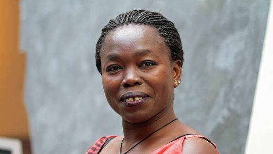 L'écrivaine Fatou Diome en 2017 à Strasbourg ©Maxppp - Dominique GUTEKUNST