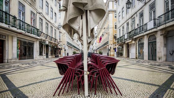 Une rue confinée. ©AFP