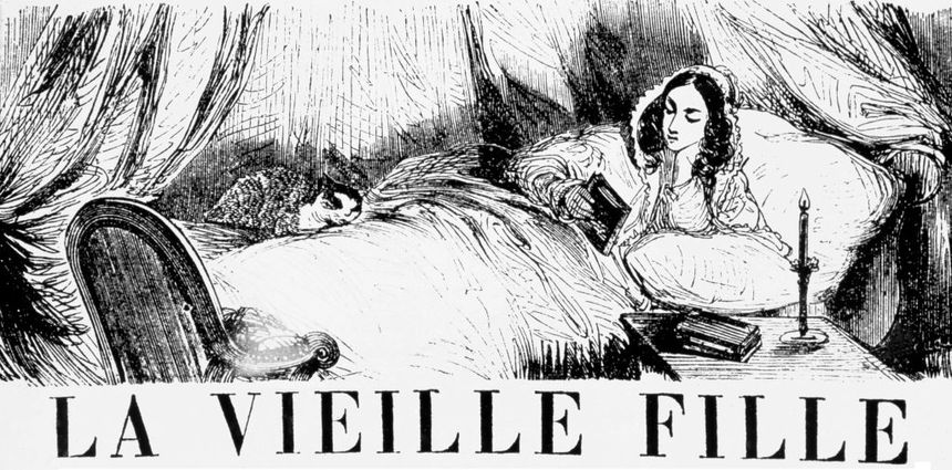 Illustration du livre "La Vieille Fille" d'Honoré de Balzac