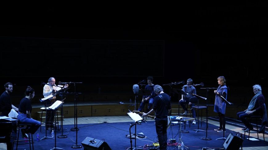 Répétition au studio 104, a Radio France, de "Mithridate"