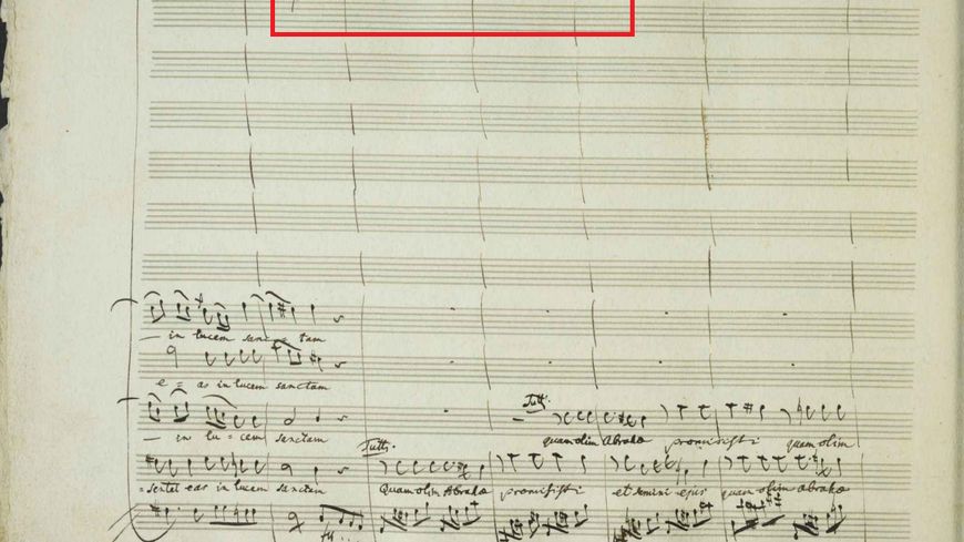 Ce petit indice laissé par Mozart contient tout ce qu'il faut savoir pour l'écriture pour cordes de ce passage
