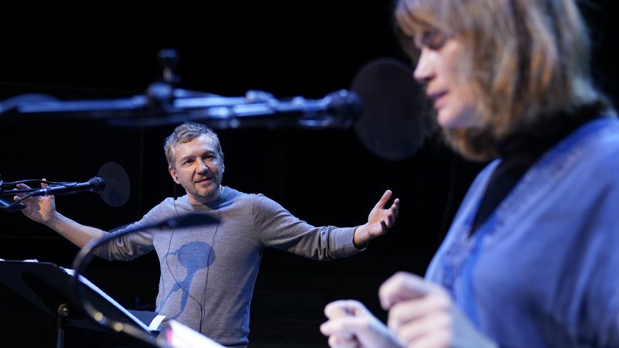 Alexandre Pavloff (Pharnas) et Marina Hands (Monime) dans "Mithridate"