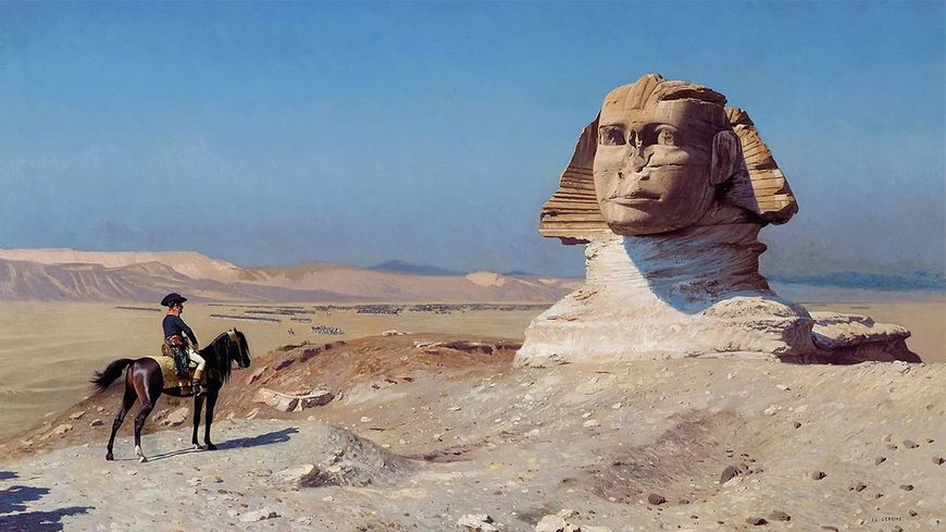 "Bonaparte en Égypte" par Jean-Léon Gérôme, 1867