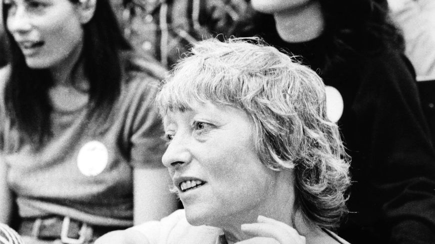 Christiane Rochefort, au premier plan (1972).