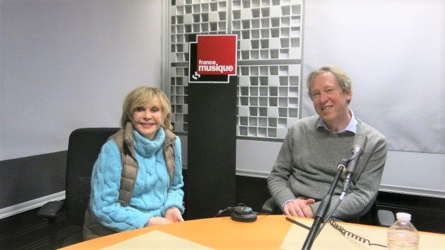 France Musique, studio 361... Dynamique Sophie Darel & Le producteur Benoît Duteurtre
