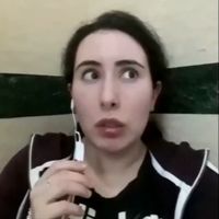 Capture d'écran d'une des vidéos de la princesse Latifa, diffusées par la BBC mardi soir