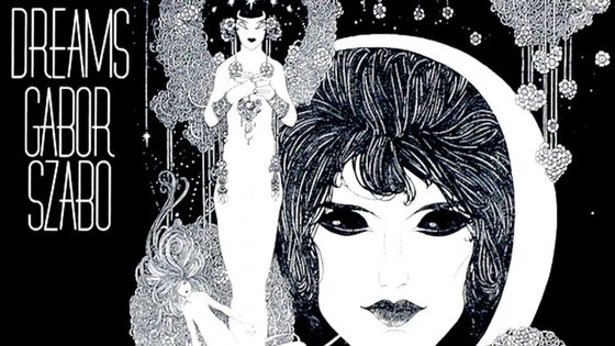 Pochette signée John Austen de l'album Dreams (1968) de Gabor Szabo - Skye Recording