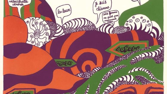 "Le Torchon brûle", couverture du premier numéro, 1971. - Editions des femmes