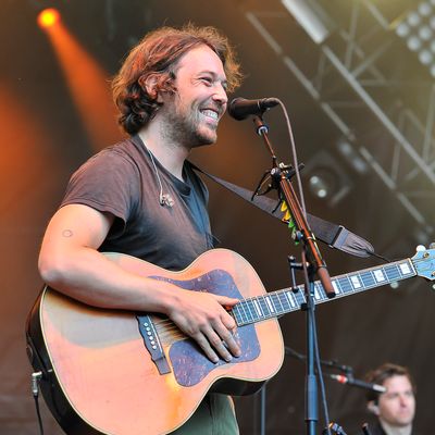 Robin Pecknold le chanteur de Fleet Foxes en concert au Outside Lands Music and Arts Festival le 11 août 2017 à San Francisco, Californie.