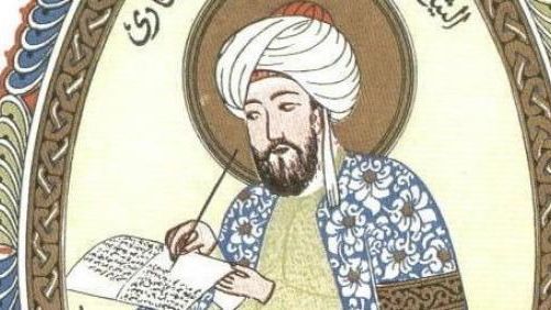 Ibn Sina dit Avicenne, miniature persane.