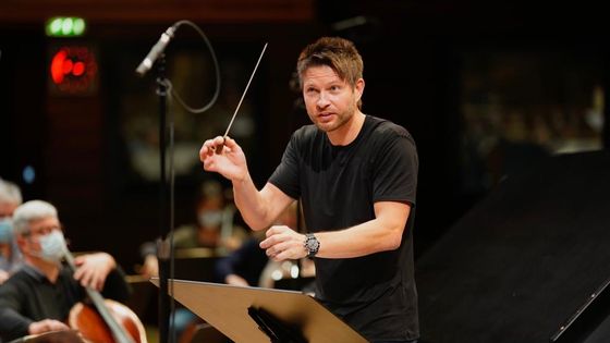 5 mars 2021, Krzysztof Urbański dirige l'Orchestre Philharmonique de Radio France ©Radio France - Christophe Abramowitz / RF