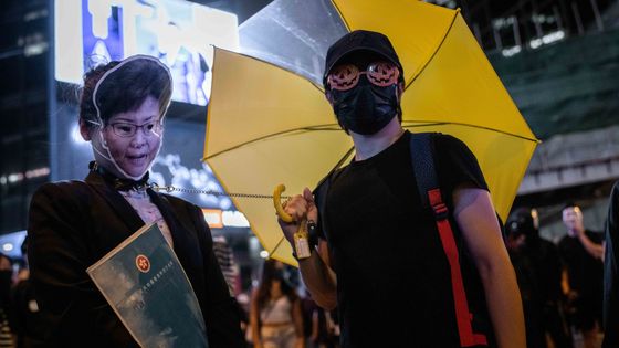 Manifestants pro-démocratie à Hongkong le 31 octobre 2019 ©Getty - SOPA Images