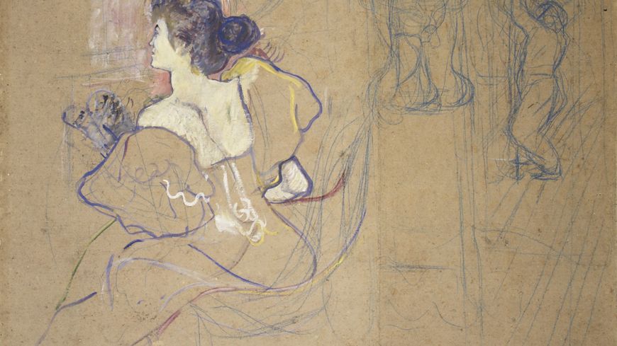 Misia au théâtre (1895), Henri de Toulouse-Lautrec