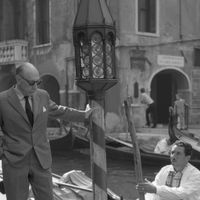 Igor Stravinsky à Venise en 1951