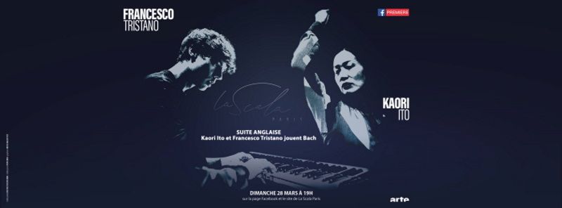 Affiche Suite anglaise Kaori Ito et Francesco Tristano La Scala