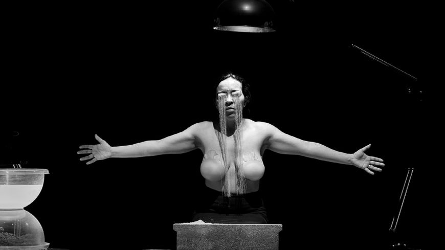 Malika Khatir, Médée/Fukushima, photo © Philippe Weissbrodt