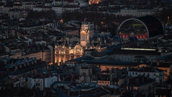 La Ville de Lyon, avec son opéra ©Maxppp - Joël PHILIPPON