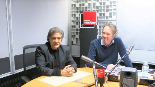 France Musique, studio 361... Frédéric François & Benoît Duteurtre (g. à d.) ©Radio France - Annick Haumier / RF