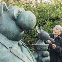 Les Champs-Elysées accueille le chat de Philippe Geluck