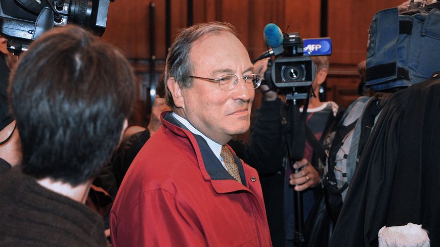 Jean Marchand (le mari de Ghislaine de Védrines), le 24 septembre 2012, au palais de justice de Bordeaux, pour l’ouverture du procès dit "des reclus de Monflanquin".