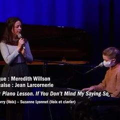Meredith Willson : The Music Man / Piano Lesson If You Don't Mind My Saying So (Héritier/Horry/Lyonnet...)