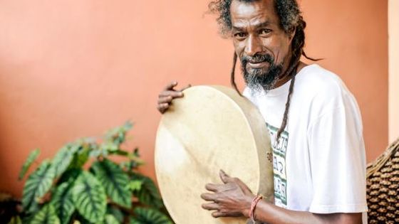 L'artiste mauricien Menwar