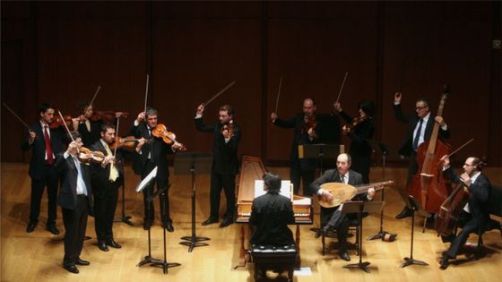 Le Venice Baroque Orchestra interprète un concerto de Vivaldi à la Morgan Library and Museum de New-York en 2009 ©Getty - Hiroyuki Ito