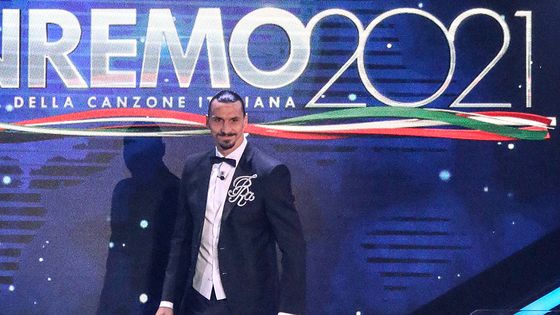 Zlatan à Sans Remo ©AFP