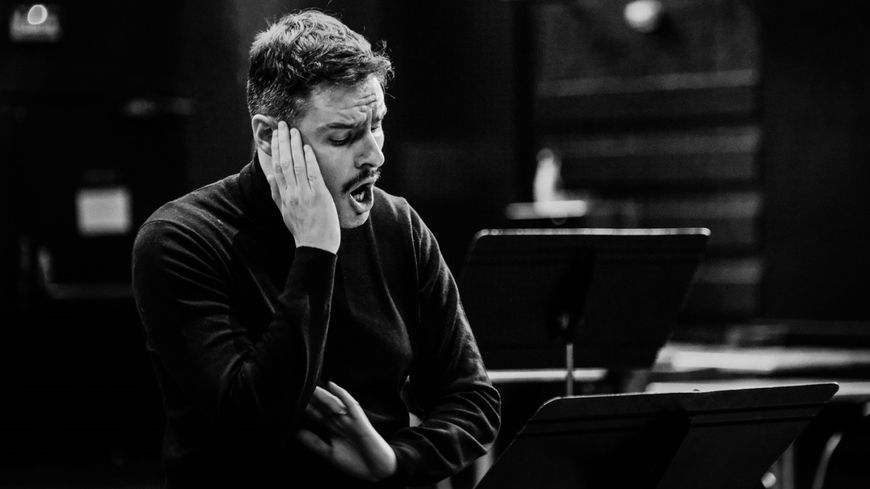 Zad Moultaka, Hémon – livret de Paul Audi, direction musicale Bassem Akiki : Raffaele Pe (Hémon) en répétition