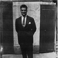 L'écrivain Joseph Kessel, Grand prix du roman de l'Académie française (1927) pour "Les Captifs".