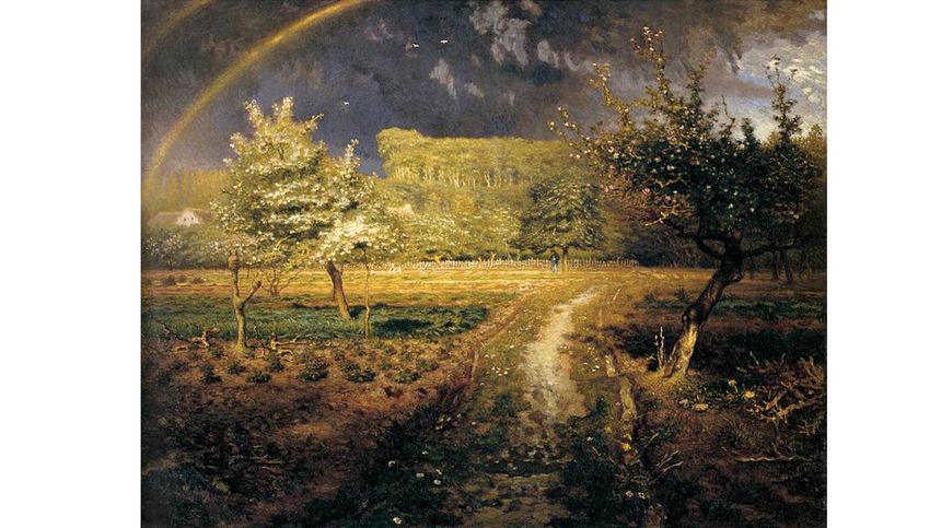 Jean-François Millet (1814-1875) : Le Printemps (entre 1868 et 1873). Huile sur toile. 86H x 111L. Musée d'Orsay. Paris