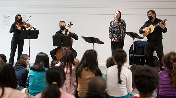 Concert scolaire à l’école Pina Bausch de Saint-Denis
