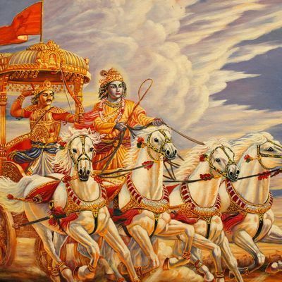 Krishna and Arjuna