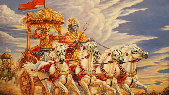 Krishna and Arjuna ©Getty - Philippe Lissac