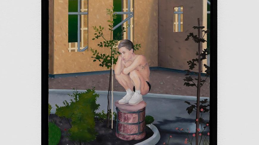 Jean Claracq, Monument to the Vanquished, 2019, Huile sur toile