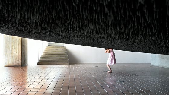 Légende : "Black Weight", Ohmaki Shinji, Liminal Air, 2012. - Nagare Satoshi - Éditions Thierry Marchaisse