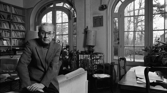 Le philosophe Paul Ricoeur chez lui à Chatenay-Malabry en 1990 ©AFP - ULF ANDERSEN / Aurimages
