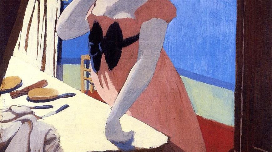 Misia à sa coiffeuse (1898), Félix Vallotton
