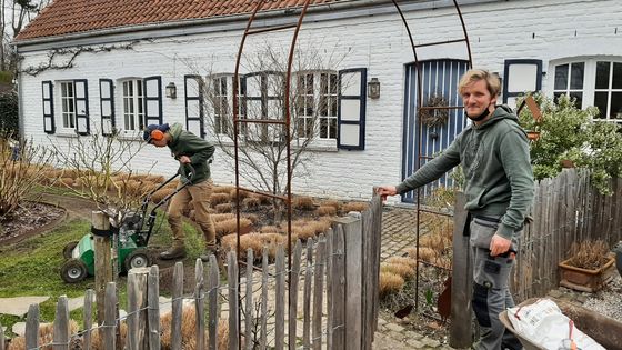 Jérémy sur son lieu de travail au sud de Bruxelles ©Radio France - Angélique Bouin