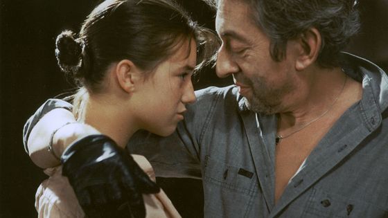 Serge et Charlotte Gainsbourg, 1986. ©Getty - Sunset Boulevard - Corbis Historical